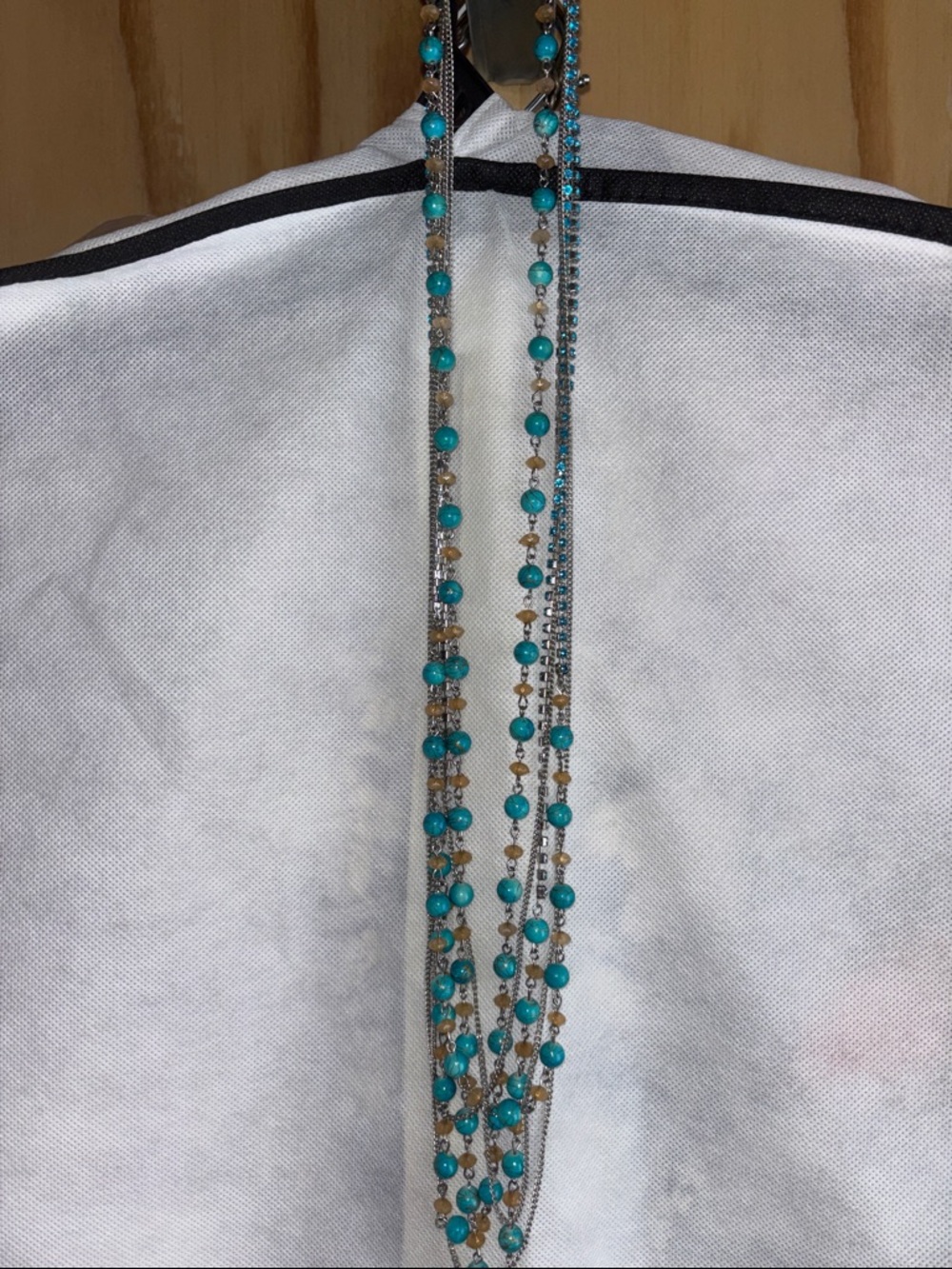 Multi-Strand Turquoise Bead Necklace - Women Jewelry